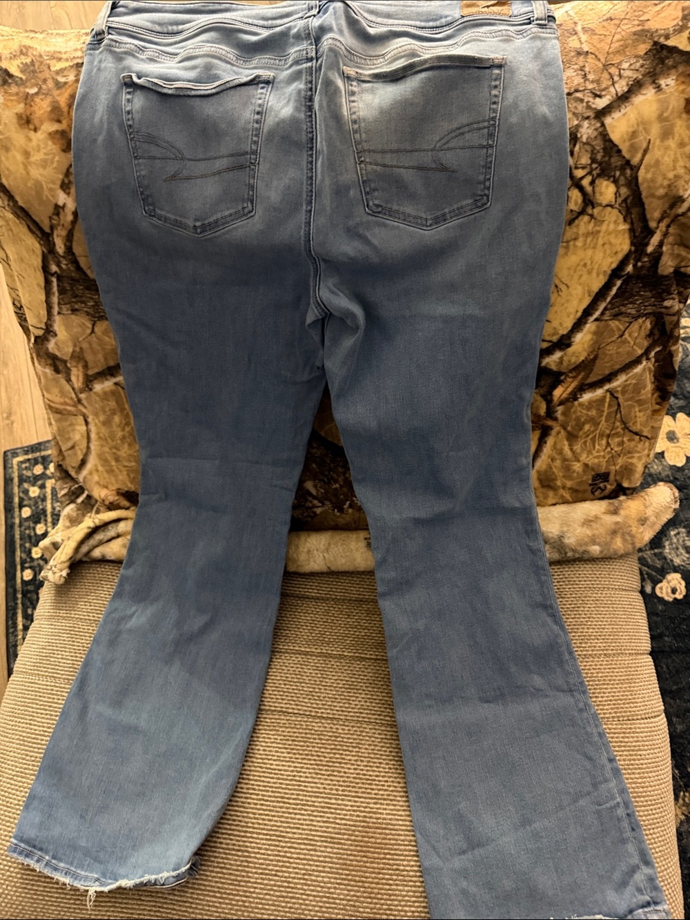 American Eagle Outfitters Light Blue Flare Jeans